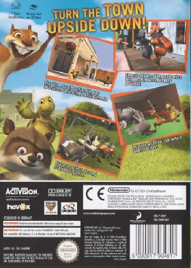 DreamWorks Over the Hedge box cover back